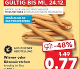 Aktuelles Wiener Angebot bei Kaufland in Essen ab 0,77 €