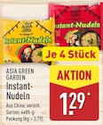 Instant-Nudeln von Asia Green Garden für 1,29 € bei ALDI Nord im Angebot Instant-Nudeln von Asia Green Garden im aktuellen ALDI Nord Prospekt