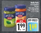 Pesto Genovese im Angebot bei EDEKA in Amberg Pesto Genovese Angebote von Barilla bei EDEKA Amberg für 1,69 €