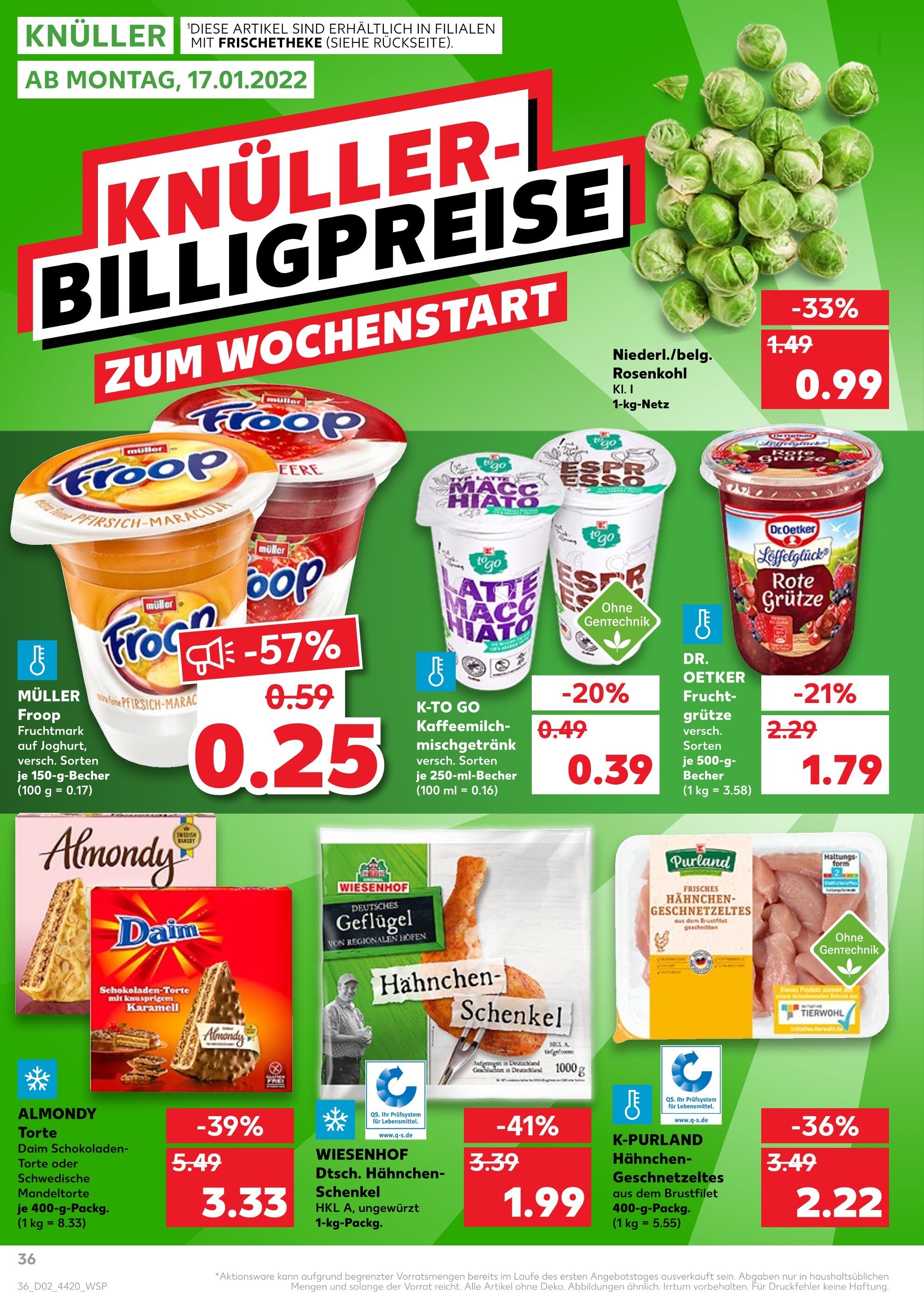 Kaufland Prospekt für Hannover mit 40 Seiten Kaufland Prospekt für Hannover: "KNÜLLER", 40 Seiten, 17.01.2022 - 19.01.2022