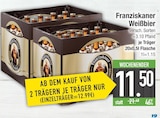 Weißbier im Angebot bei EDEKA in Straubing Weißbier Angebote von Franziskaner bei EDEKA Straubing für 11,50 €