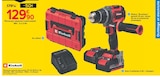 Perceuse-visseuse percussion TP-CD 18/70 Li-i BL (2x2 Ah) - 18V - brushless - 70Nm - 2 vitesses - Einhell - Castorama à Toulon Perceuse-visseuse percussion TP-CD 18/70 Li-i BL (2x2 Ah) - 18V - brushless - 70Nm - 2 vitesses - Einhell en promo chez Castorama Toulon à 129,90 €