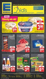 Aktueller EDEKA Supermärkte Prospekt für Schwebheim: Wir lieben Lebensmittel! mit 24} Seiten, 29.04.2024 - 04.05.2024