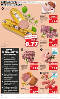 Zwiebelmettwurst im Kaufland Prospekt "Aktuelle Angebote" mit 56 Seiten (Bonn)