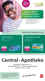 mea - meine apotheke Prospekt für Korntal-Münchingen: "Unsere Juni-Angebote", 4 Seiten, 01.06.2025 - 30.06.2025