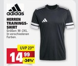 Herren Trainingsshirt Angebote von Adidas bei Marktkauf Leonberg für 14,99 €