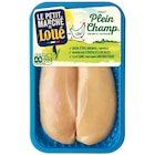 Filets de poulet jaune Plein champ - LE PETIT MARCHÉ DE LOUÉ en promo chez Carrefour Filets de poulet jaune Plein champ - LE PETIT MARCHÉ DE LOUÉ dans le catalogue Carrefour