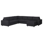 5er-Eckbettsofa mit Récamiere mit breiten Armlehnen/Hillared anthrazit mit breiten Armlehnen/Hillared anthrazit von VIMLE im aktuellen IKEA Prospekt für 2.584,10 €