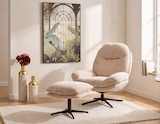 Fauteuil pivotant Stelan chenille - Maxi Bazar à Vitry-sur-Seine Fauteuil pivotant Stelan chenille en promo chez Maxi Bazar Vitry-sur-Seine à 269,00 €