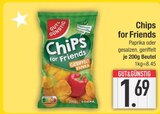 Chips for Friends im EDEKA Prospekt Chips for Friends von Gut & Günstig im aktuellen EDEKA Prospekt für 1,69 €