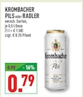 Aktuelles Pils oder Radler Angebot bei Marktkauf in Bielefeld ab 0,79 €