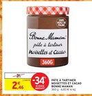 Pâte à tartiner noisettes et cacao - Bonne Maman dans le catalogue Intermarché Hyper
