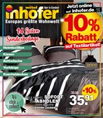 Möbel Inhofer Prospekt für Winnenden mit 13 Seiten Möbel Inhofer Prospekt für Winnenden: "14 Seiten Sonderbeilage", 13 Seiten, 30.04.2021 - 20.05.2021