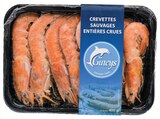 Crevettes sauvages entières crues surgelées - GINEYS - Intermarché Super à Saint-Maur-des-Fossés Crevettes sauvages entières crues surgelées - GINEYS en promo chez Intermarché Super Saint-Maur-des-Fossés à 8,99 €