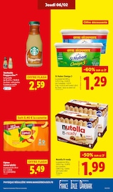 Nutella Angebote im Prospekt "Moins Cher !" von Lidl auf Seite 23