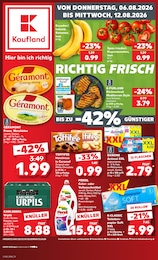 Kaufland Prospekt für Völklingen mit 56 Seiten Kaufland Prospekt für Völklingen: "Hier bin ich richtig", 56 Seiten, 06.08.2026 - 12.08.2026
