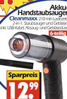 Akku-Handstaubsauger im Angebot bei Wreesmann in Bautzen Akku-Handstaubsauger Angebote von Cleanmaxx bei Wreesmann Bautzen für 12,99 €