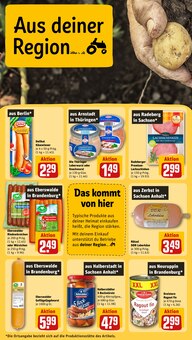 Wurst im REWE Prospekt "Dein Markt" mit 26 Seiten (Erfurt)