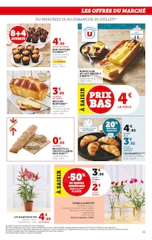 Promotion Flan dans le prospectus Super U, valable du 16/07/2025 au 27/07/2025 Promo Flan dans le catalogue Super U du moment à la page 21