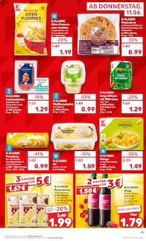 Weißbrot Angebot im Kaufland Prospekt, gültig von 11.06.2026 bis 17.06.2026 Weißbrot Angebot im aktuellen Kaufland Prospekt auf Seite 13