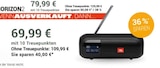 Tragbares DAB/DAB+/UKW Radio mit Bluetooth HORIZON2 Angebote von JBL bei GLOBUS Duisburg für 69,99 €