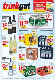 Aktueller Trinkgut Getränkemärkte Prospekt für Montabaur: Aktuelle Angebote mit 10} Seiten, 26.01.2026 - 31.01.2026