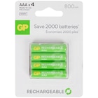 Piles rechargeables GP AAA - GP - Action à Saint-Étienne Piles rechargeables GP AAA - GP en promo chez Action Saint-Étienne à 2,88 €