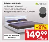 Polsterbett Paris Angebote von Juskys bei Netto Marken-Discount Falkensee für 149,99 €