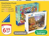 Erwachsenen-Puzzle im Angebot bei GLOBUS in St. Ingbert Erwachsenen-Puzzle Angebote von Ravensburger bei GLOBUS St. Ingbert für 6,99 €