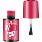 UV Gel Nagellack Easy Off 106 Pomegranate, Please! von essence für 2,95 € bei dm-drogerie markt im Angebot UV Gel Nagellack Easy Off 106 Pomegranate, Please! von essence im aktuellen dm-drogerie markt Prospekt
