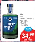 Herz Rasen Gin Limited Edition von HSV für 34,99 € bei budni im Angebot Herz Rasen Gin Limited Edition von HSV im aktuellen budni Prospekt