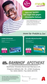 Aktueller mea - meine apotheke Prospekt "Unsere Juni-Angebote" für Duisburg Aktueller mea - meine apotheke Prospekt für Duisburg mit Seiten