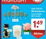 Silvesterkerzen von Home Creation im aktuellen ALDI SÜD Prospekt für 1,49 €