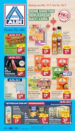Aktueller ALDI Nord Discounter Prospekt in Sierksdorf und Umgebung, "Aktuelle Angebote" mit 44 Seiten, 21.07.2025 - 26.07.2025