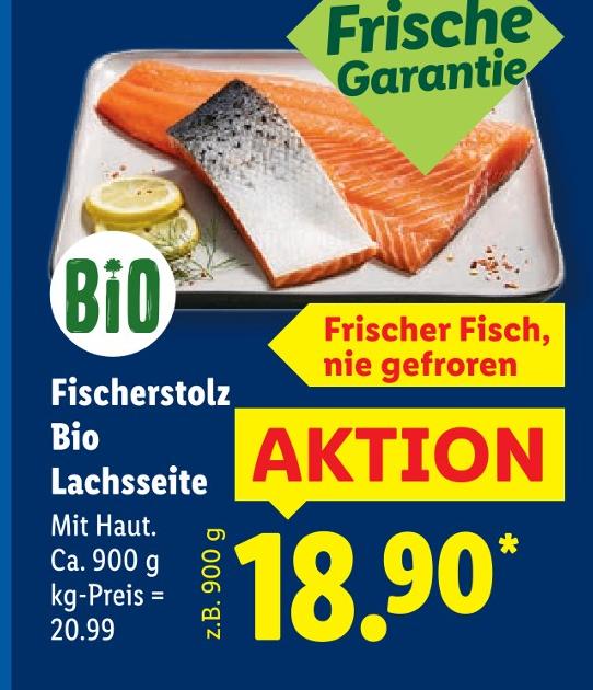 Bio Lachsseite