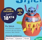 Pic Stitch - DISNEY en promo chez La Grande Récré Aubervilliers à 18,74 €