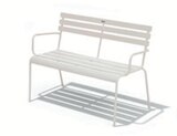 Banc empilable 2 places Graphite - GREENSBORO dans le catalogue Maxi Bazar