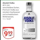 Absolut Vodka im Angebot bei GLOBUS in Gotha Absolut Vodka Angebote bei GLOBUS Gotha für 9,99 €