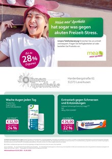 Aktueller mea - meine apotheke Prospekt für Leverkusen mit  Seiten
