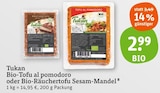 Bio-Tofu al pomodoro / Bio-Räuchertofu Sesam-Mandel im aktuellen Prospekt bei tegut in Stuttgart