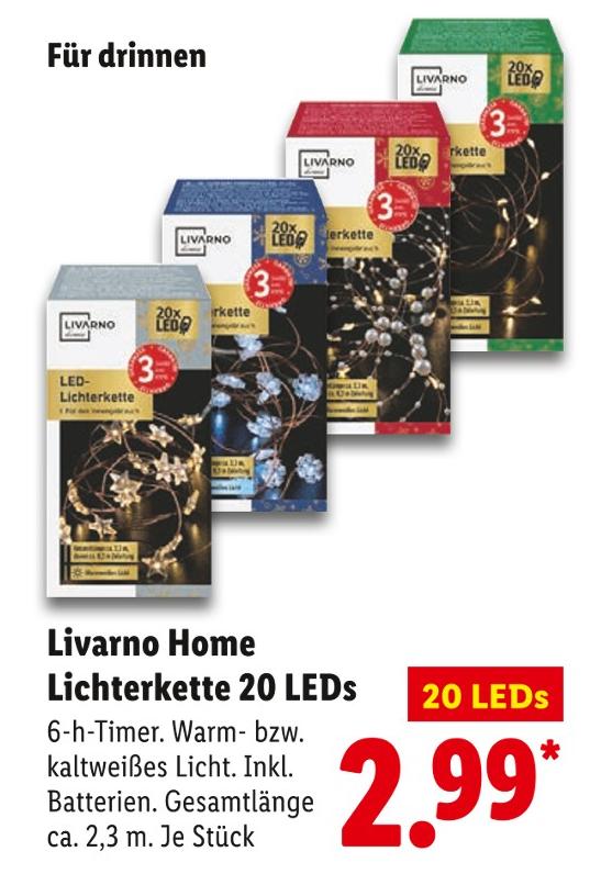 Lichterkette 20 LEDs