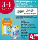 Staubmagnet Nachfüller oder Set oder Boden- Tücher Nachfüller oder Duftstecker 3Volution Nachfüller im Angebot bei Rossmann in Heidenheim Staubmagnet Nachfüller oder Set oder Boden- Tücher Nachfüller oder Duftstecker 3Volution Nachfüller Angebote von Swiffer oder Febreze bei Rossmann Heidenheim für 4,99 €
