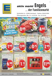 EDEKA Prospekt für Nideggen mit 24 Seiten EDEKA Prospekt für Nideggen: "Aktuelle Angebote", 24 Seiten, 22.09.2025 - 27.09.2025