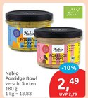 Porridge Bowl von Nabio für 2,49 € bei budni im Angebot Porridge Bowl von Nabio im aktuellen budni Prospekt