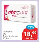 B12 Trinkfläschchen von Vitasprint für 18,99 € bei budni im Angebot B12 Trinkfläschchen von Vitasprint im aktuellen budni Prospekt