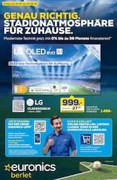EURONICS Prospekt für Arnsberg mit 8 Seiten EURONICS Prospekt für Arnsberg: "GENAU RICHTIG. STADIONATMOSPHÄRE FÜR ZUHAUSE.", 8 Seiten, 18.06.2026 - 24.06.2026