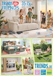Couch im Trends Prospekt in Kamp-Lintfort Aktueller Trends Prospekt mit Couch, "TRENDS FOR FRIENDS", Seite 1