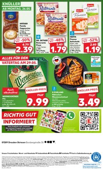 Pizza im aktuellen Kaufland Prospekt (Dresden) Pizza im Kaufland Prospekt "KNÜLLER" mit 54 Seiten (Dresden)