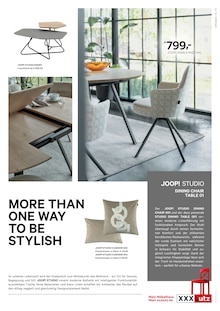 Wohnzimmertisch im aktuellen XXXLutz Möbelhäuser Prospekt (Duisburg) Wohnzimmertisch im XXXLutz Möbelhäuser Prospekt "JOOP!" mit 18 Seiten (Duisburg)
