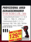 Professional Akku-Schlagschrauber im Angebot bei RHG Baucentrum in Zwickau Professional Akku-Schlagschrauber Angebote bei RHG Baucentrum Zwickau für 129,95 €